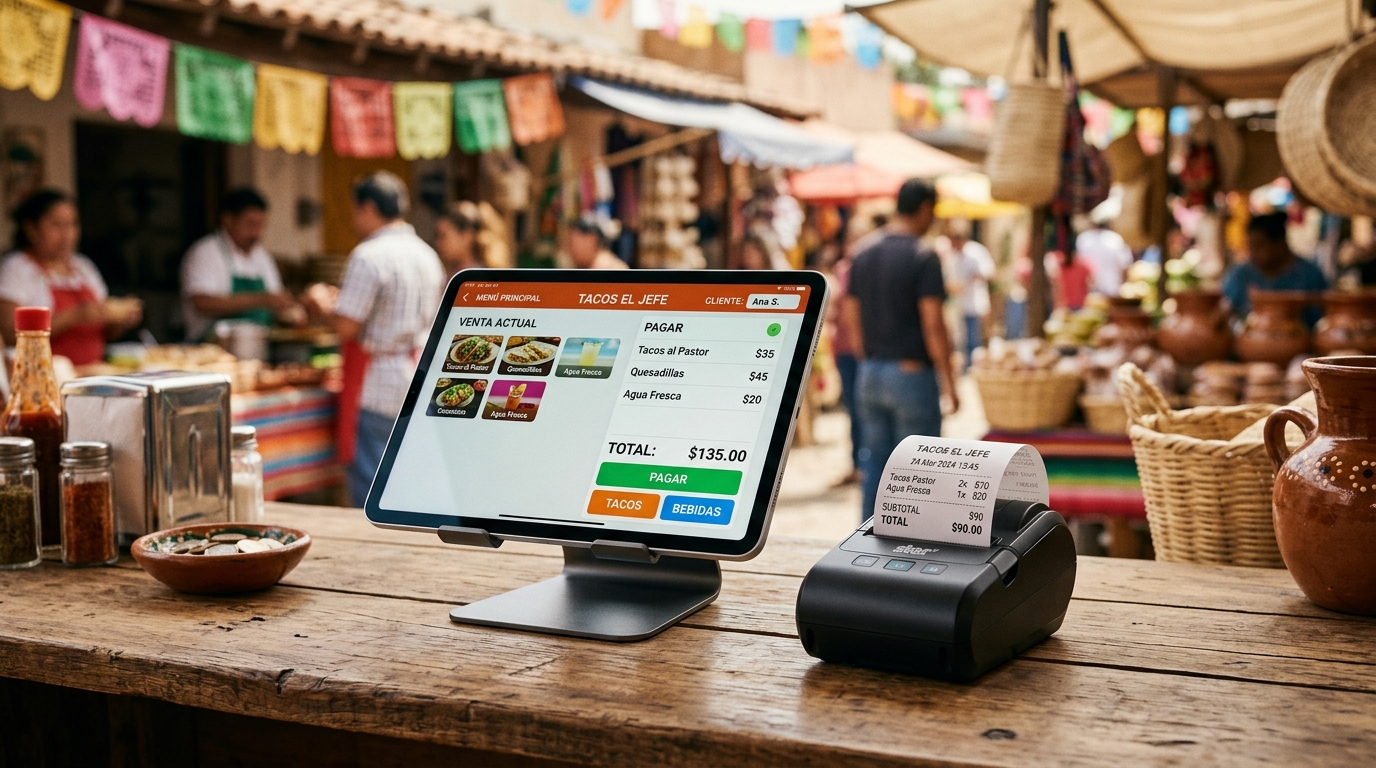 PoS Pues en Celular y Tablet con mini impresora Bluetooth